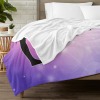 Gymnastics Purple Flannel Blanket