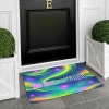 Green Pink Blue Galaxy Doormat