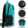 Turquoise Cheer  Cheerleaders All Over Print Children S Backpack