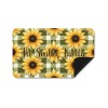 Sunflower Green Plaid Doormat