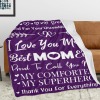 L-BA014-Text I Love You Mom 300dpi 50x70in Purple Blanket