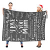 B-BA001 ifungift Mum Grey Blanket