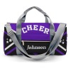 Cheer Purple Cheerleader MultiFunction Travel Bag