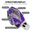 Cheer Purple Cheerleader MultiFunction Travel Bag