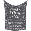 B-BA001 ifungift Mom Grey Blanket