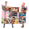 B070-7 photo Happy Birthday EN Blanket