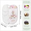 Pink Gold Glitter Unicorn Laundry Basket