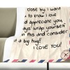 B-289-Text mail Daughter Blanket