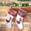 Plaid Christmas Duck Christmas Stocking