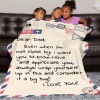 B-289-Text mail Dad Blanket
