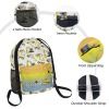 Construction Trucks Drawstring Backpack