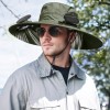 Army Green Solar Powered Fan Hat