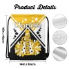 Cheerleader Cheer Yellow Black White Drawstring Backpack