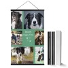 Pet Dog Friend Photo Magnetic Light Wood Wooden Frame Hanger for Photo