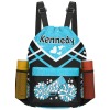 Cheer Cheerleader Sky Blue Print Drawstring Backpack