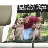 B-305-3 DE Ich liebe dich, Papa Blanket