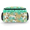 Turquoise Flowers Butterfly All Over Print Children S Backpack