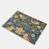 William Morris Strawberry Thief Floral Pattern Doormat Drainage pad