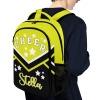 Yellow Cheer Cheerleader All Over Print Children S Backpack