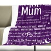 B-BA001 ifungift Mum Purple Blanket
