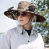 Khaki Solar Powered Fan Hat
