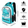 Sky Blue Cheer Cheerleader All Over Print Children S Backpack