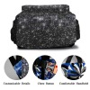 Blue Black Gold All Over Print Children S Backpack