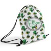 Green Tractor Truck Drawstring Backpack