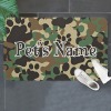 Camouflage Paws Doormat
