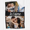 B-305-3 FR Couple Je t'aime Blanket