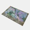 Vintage Blue Hydrangea Floral Drainage pad
