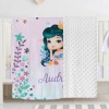 Beautiful Mermaid Tail Minky Blanket