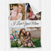 B-424-3 Mum -I Love You Blanket
