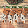 Pumpkin Bat Spider Halloween Christmas Stocking
