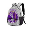 Girl Cheer Purple Grey Print All Over Print Children S Backpack