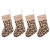 Leopard Print Christmas Stocking