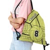 Yellow Volleyball Drawstring Backpack