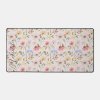 Watercolor Wildflowers Personalized Script Name Desk Mat Desk Mat