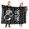 ZL-QHBA-002 MOM Black Blanket