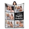 L-QH-230-5 Happy Birthday Blanket