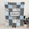 WOODLAND1 Flannel Blanket