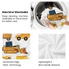 Yellow Orange Construction Truck Flannel Blanket