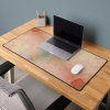 Pink Pastel Abstract Modern Colorful Boho Desk Mat1 Desk Mat