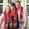 Red Black Graduation Stole
