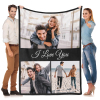 B-404-3 Couple-I Love You Blanket