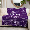 B-BA001 ifungift Mom Purple Blanket