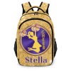 Cheer Girl Purple Gold Print All Over Print Children S Backpack