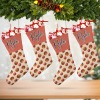 Basketball Pattern Christmas Stocking