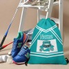 Turquoise Cheer Cheerleaders Drawstring Backpack