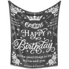 B-BA005 Birthday Grey Blanket